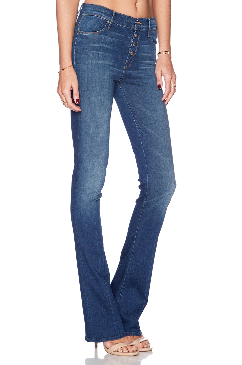 PIXIE RUNAWAY flare-leg jeans