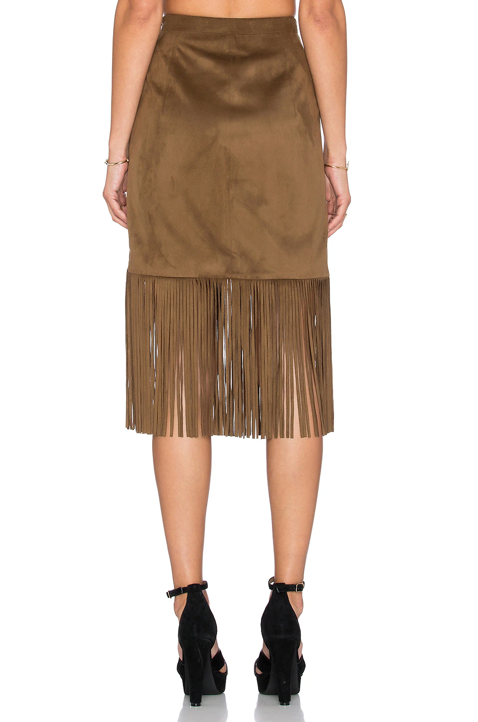 DONNA fringed skirt