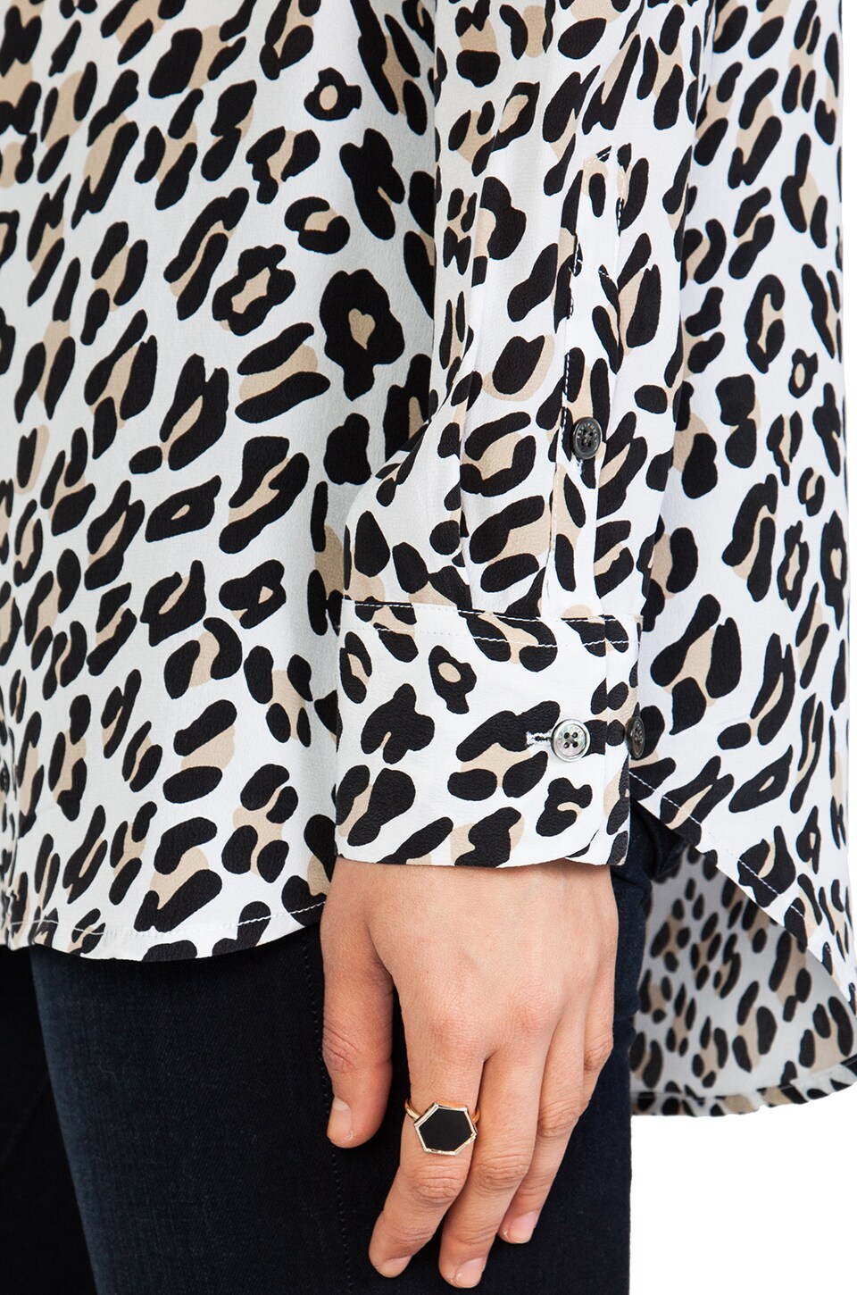 Signature modern leopard print shirt