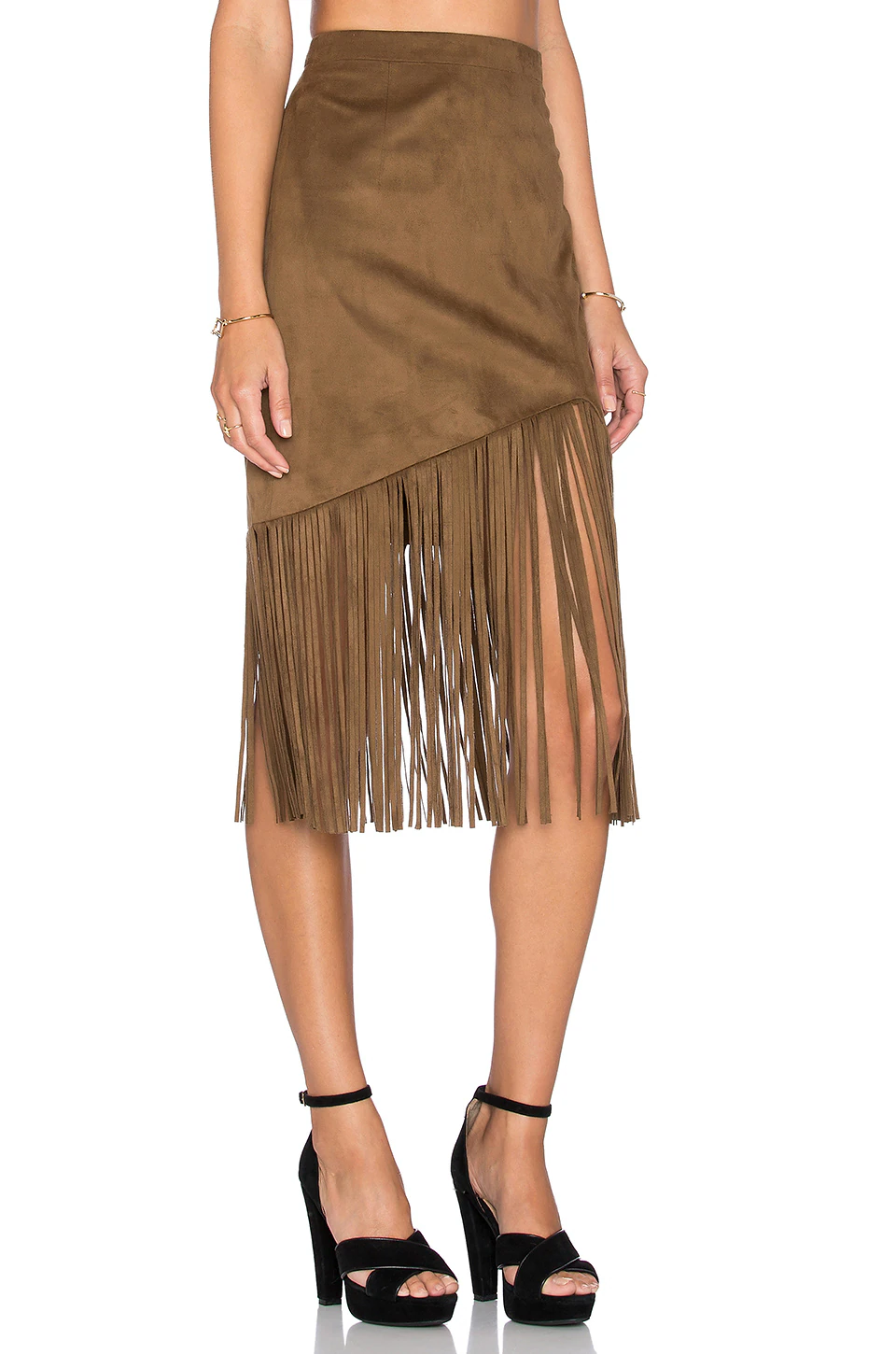 DONNA fringed skirt