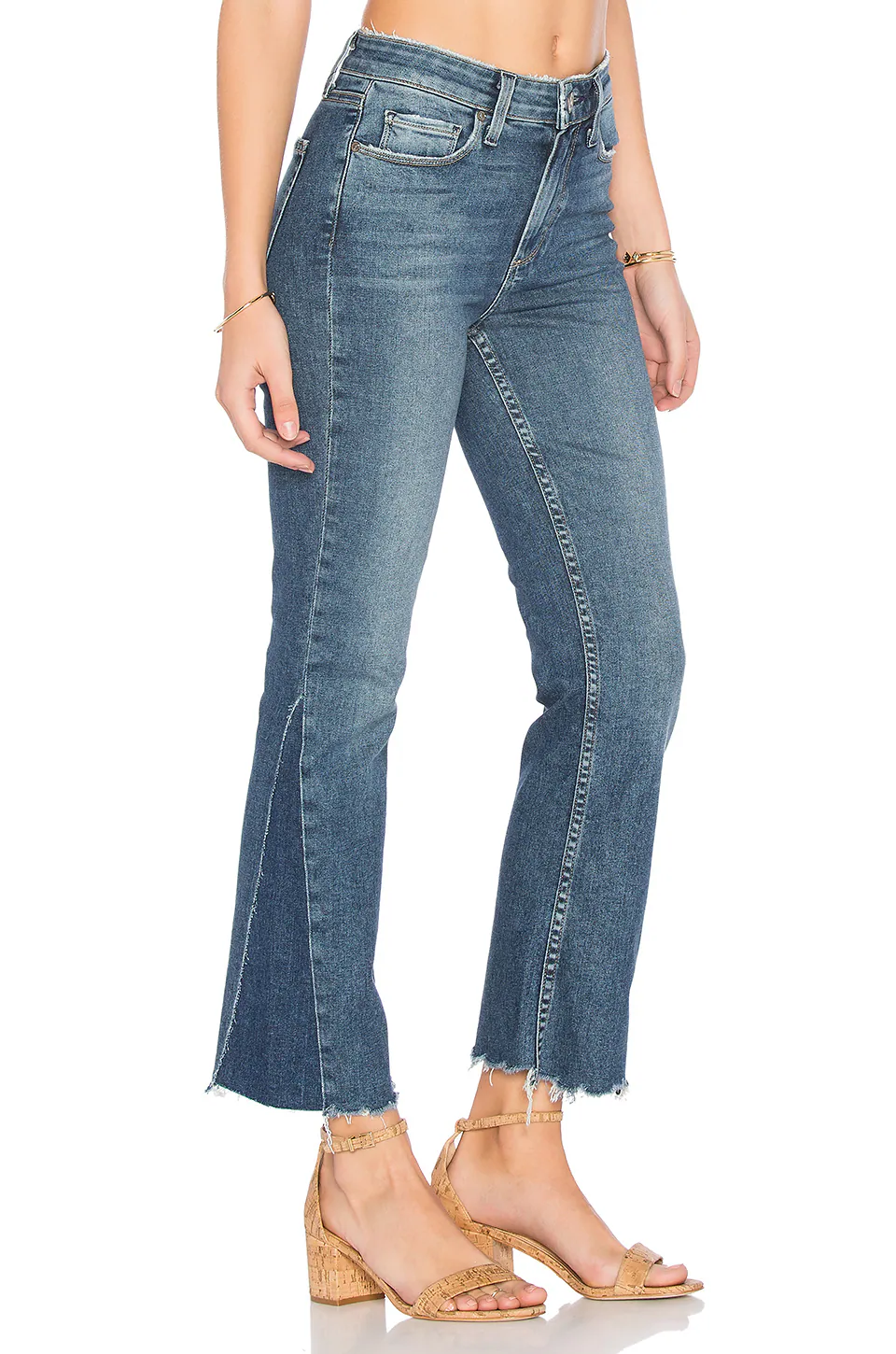 COLETTE patchwork cropped jeans