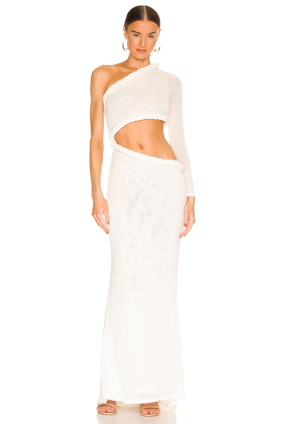 DALIA one-shoulder skirt