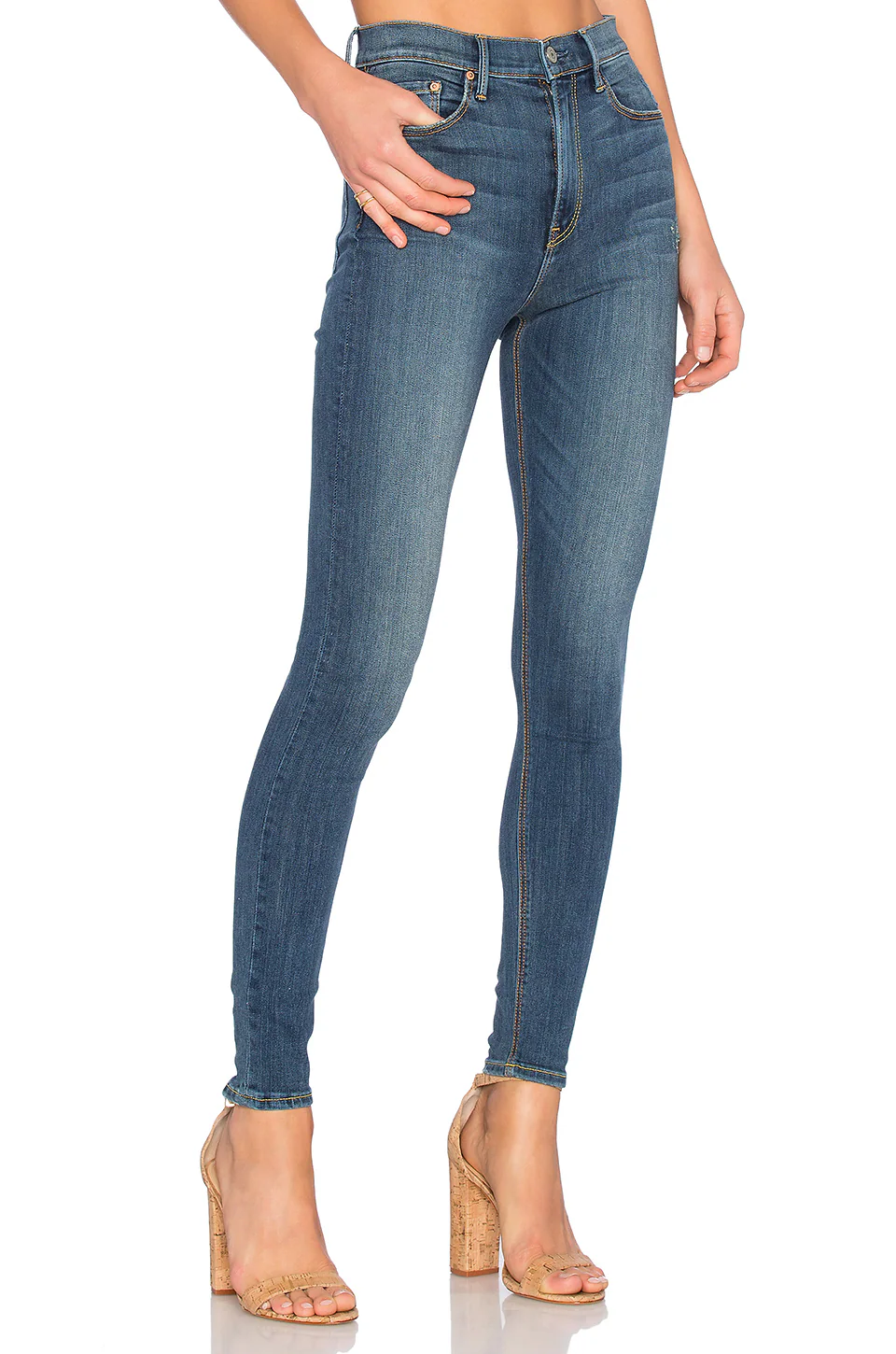 KENDALL High Rise Super Stretch Skinny Denim