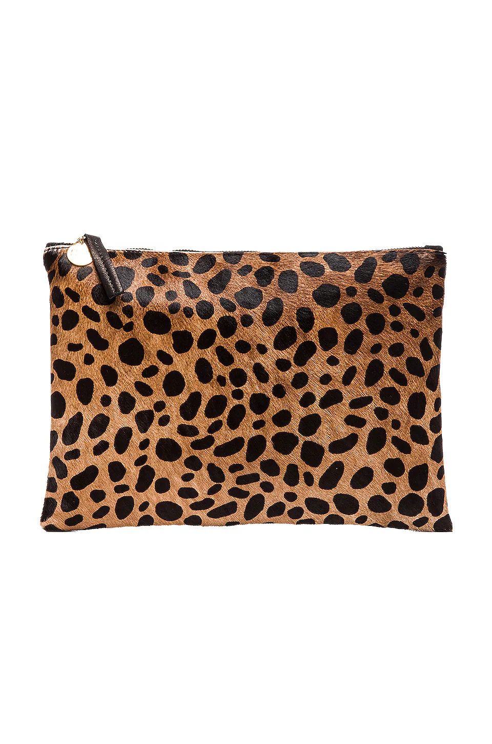 FLAT CALF HAIR Clutch