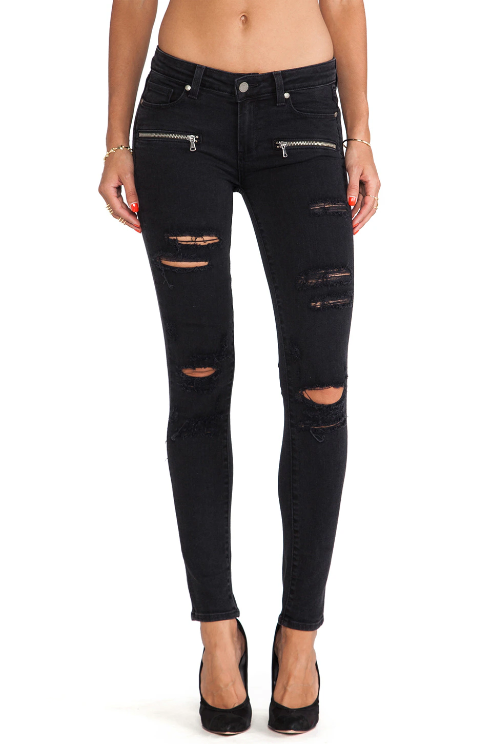 INDIO ZIP skinny jeans