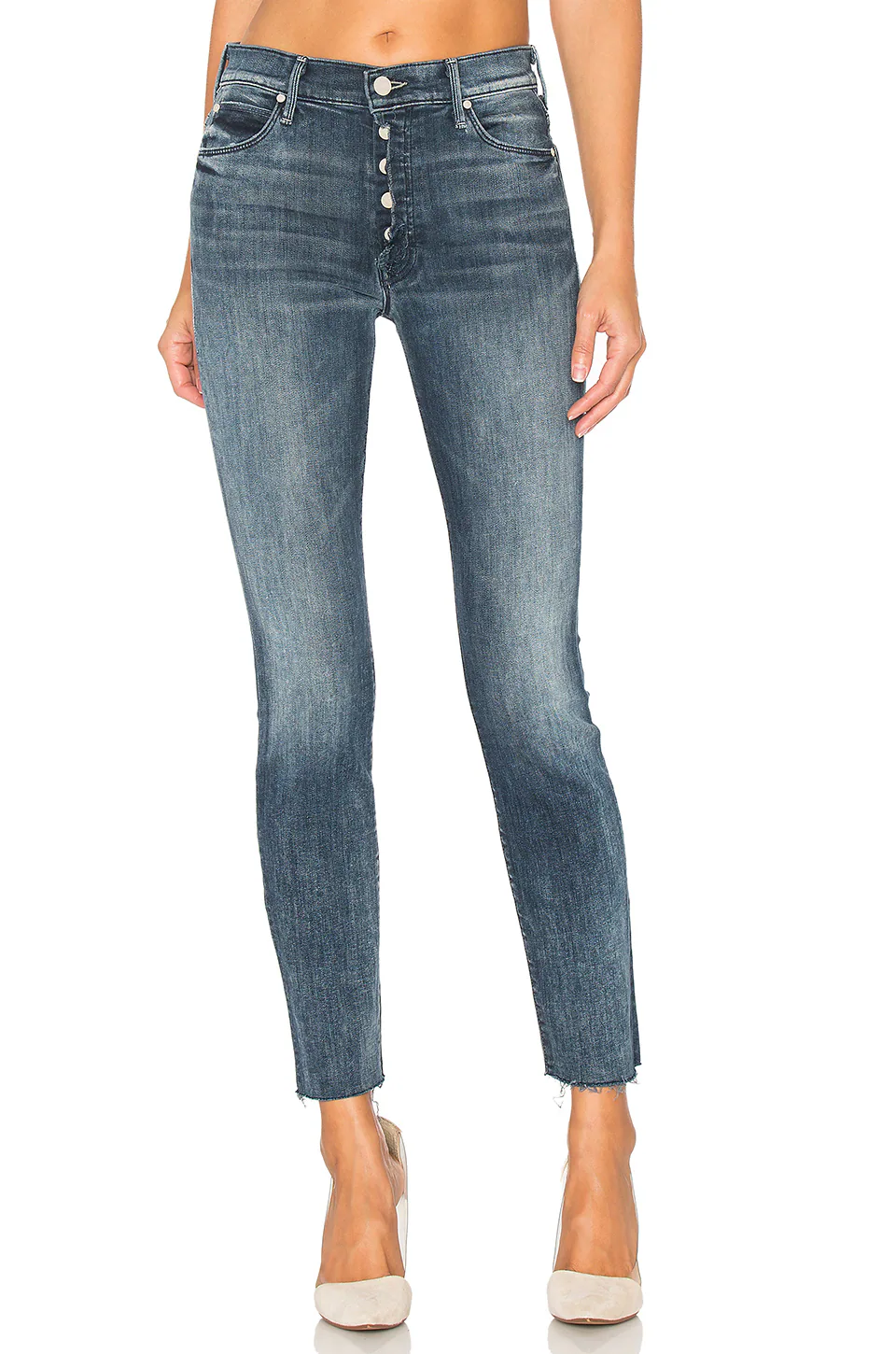 THE FLY CUT STUNNER frayed jeans