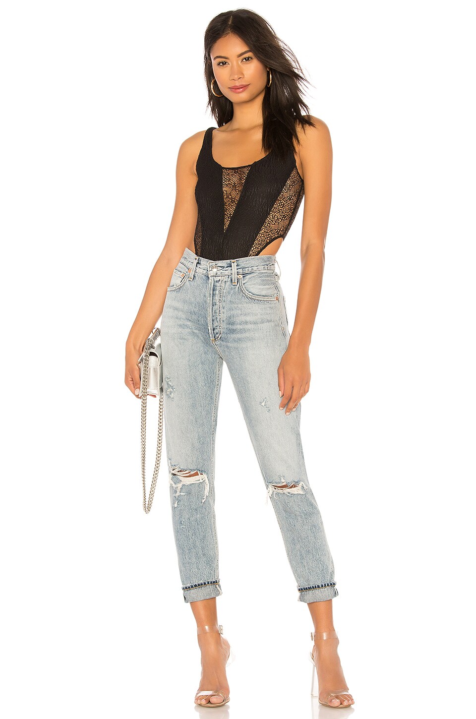 JAMIE high waist skinny jeans