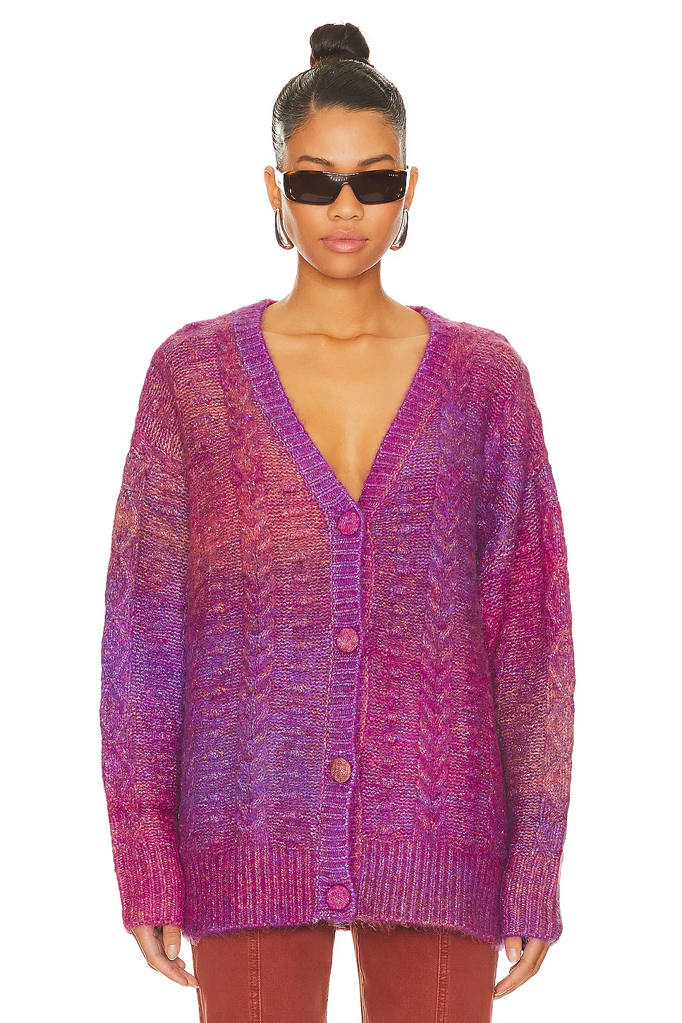 gradient cardigan