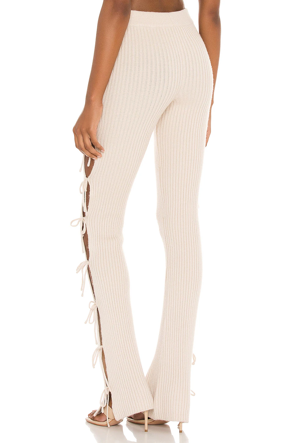 Rib Knit Tie Pant