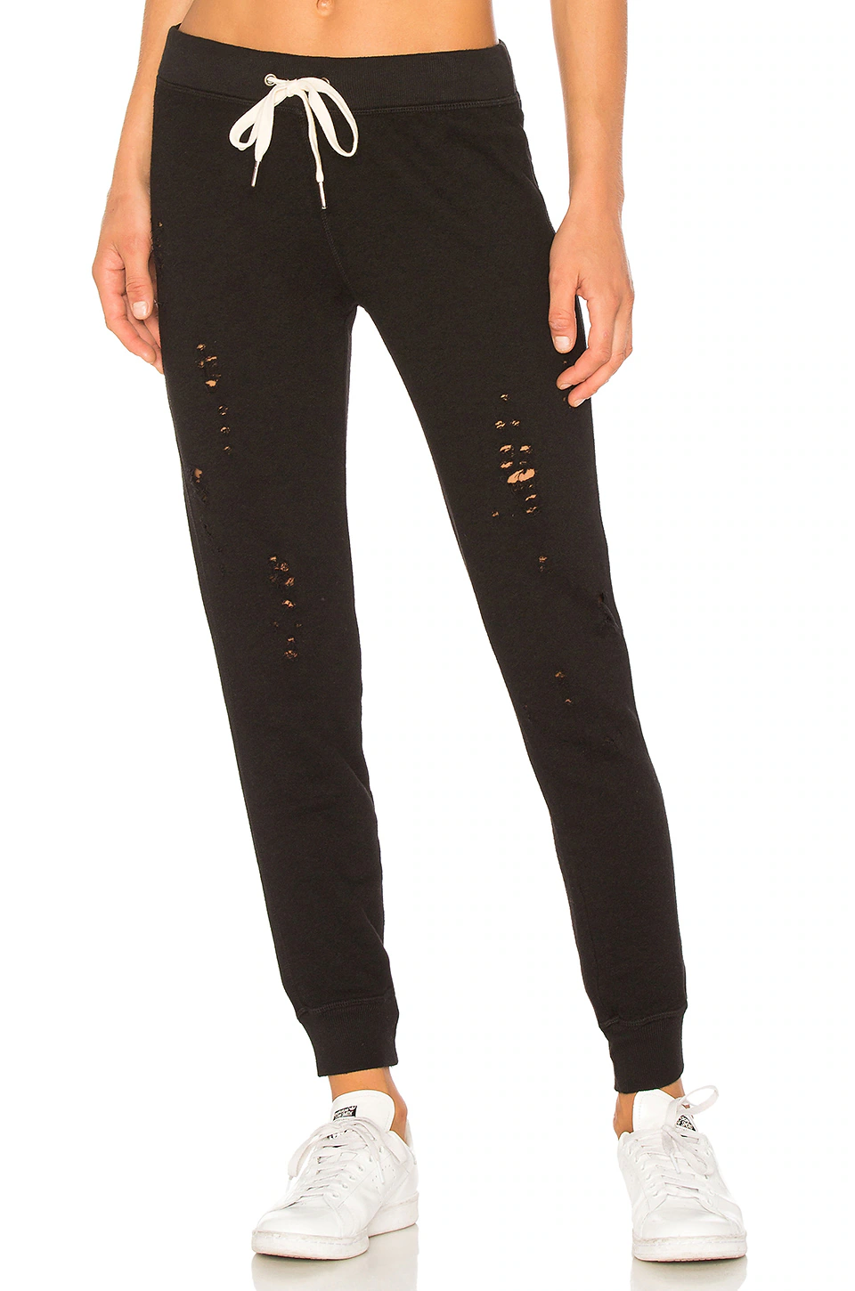 NIKKI distressed track pants