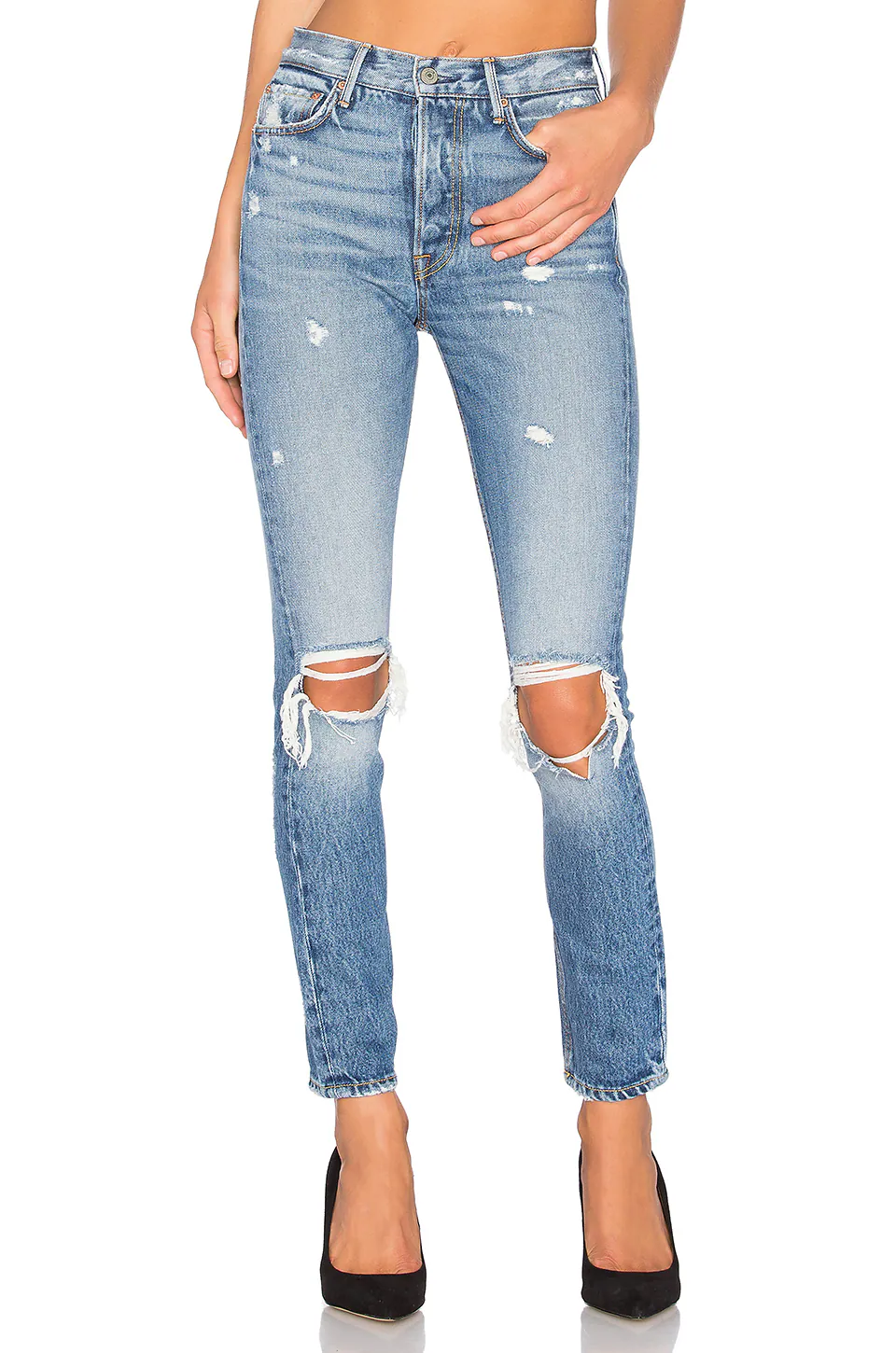 KAROLINA high-rise skinny jeans