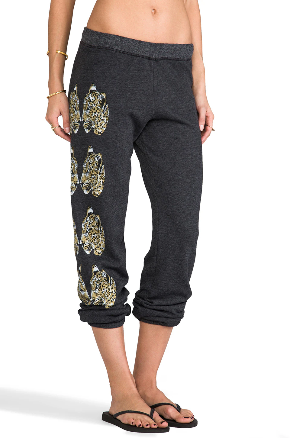 Gia colorful leopard print sweatpants