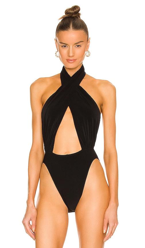 Cross Halter Bodysuit