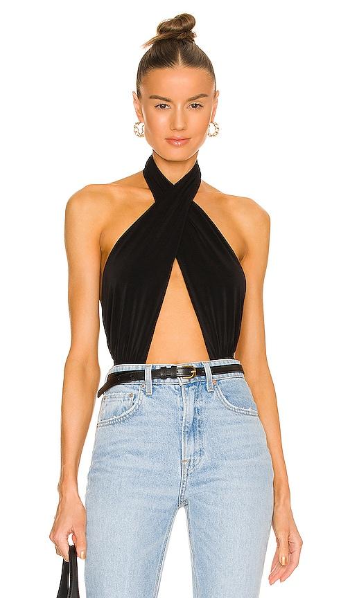 Cross Halter Bodysuit