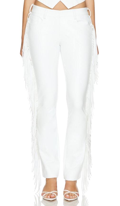 Fringe Boot Leg Jean