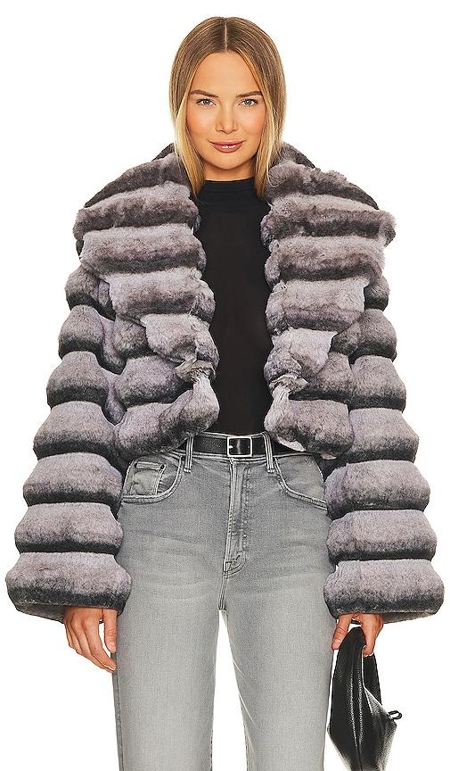 Faux Fur Chinchilla Jacket