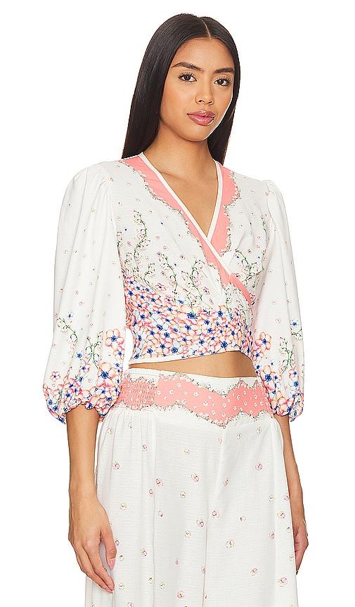 x REVOLVE Asia Cropped Blouse