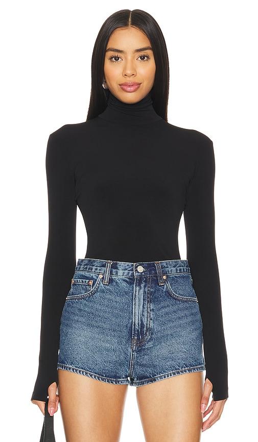 Slim Fit Long Sleeve Turtleneck Top