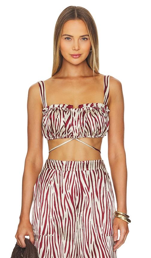 Tracy Button Front Crop Top