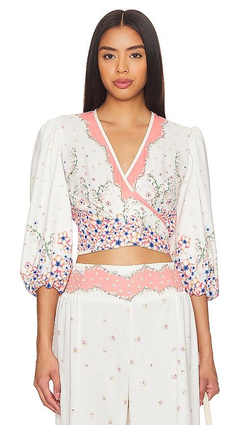 x REVOLVE Asia Cropped Blouse