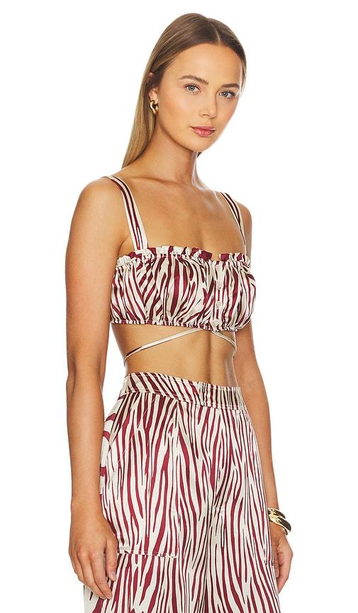 Tracy Button Front Crop Top