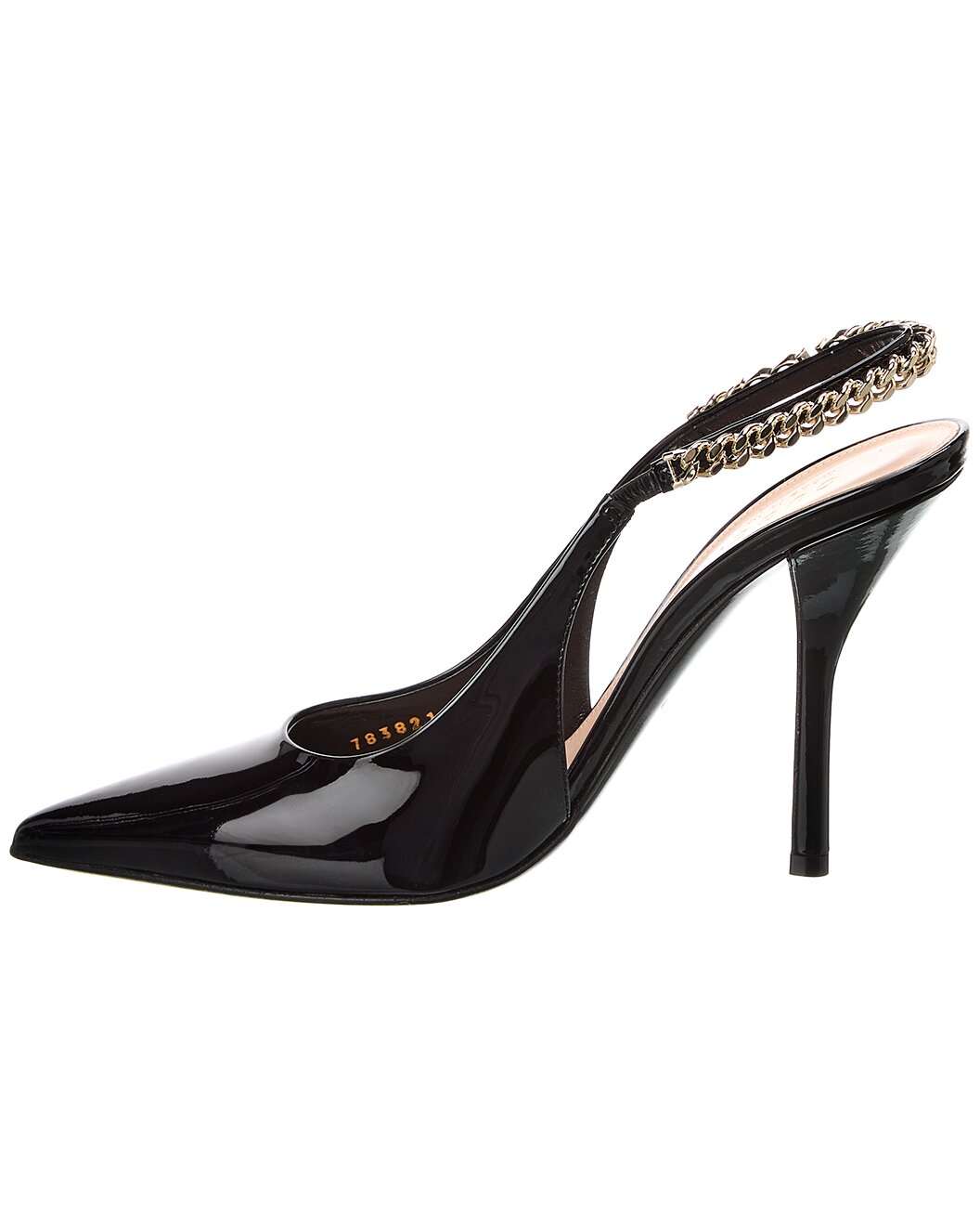 Gucci Signoria Leather Slingback Pump