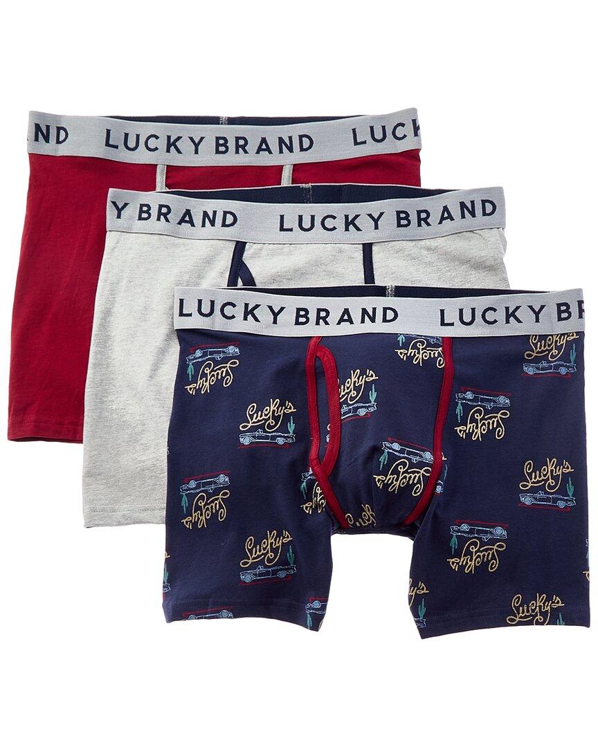 Lucky Brand 3pk Stretch Boxer Brief