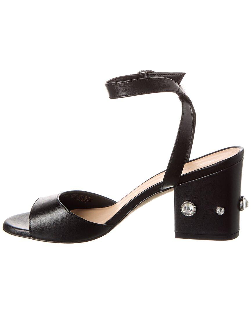 Stuart Weitzman Allshine Block 75 Leather Sandal