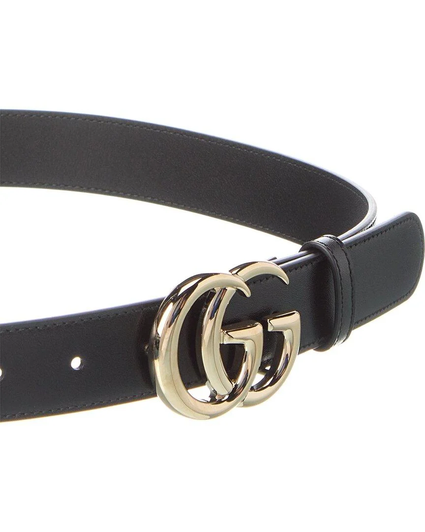 Gucci GG Marmont Thin Leather Belt