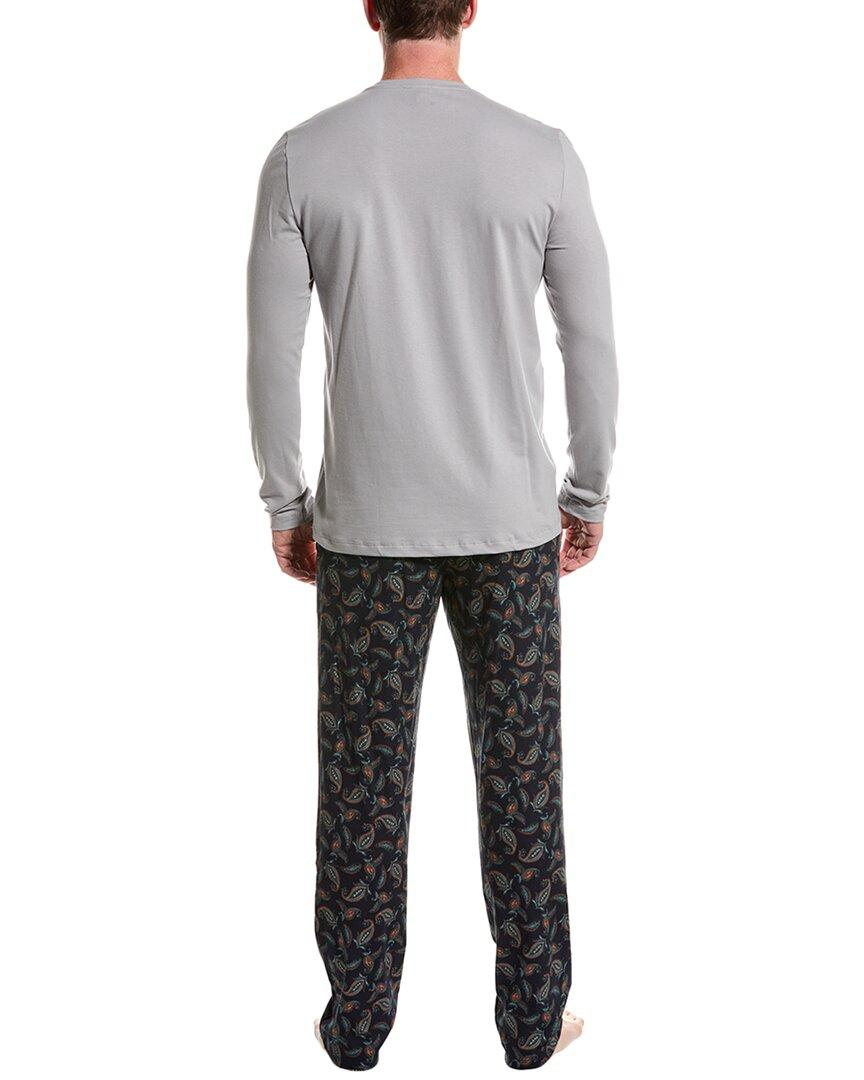 HANRO 2pc Henley Pajama Set