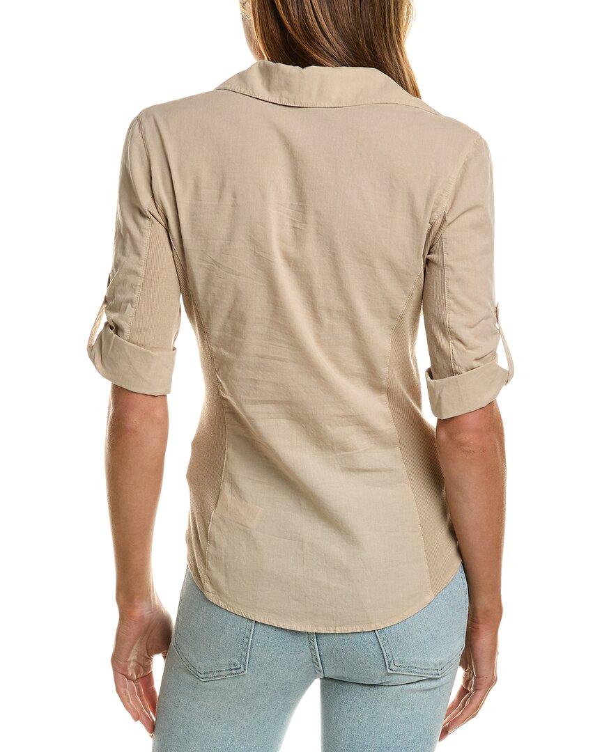 James Perse Contrast Panel Shirt