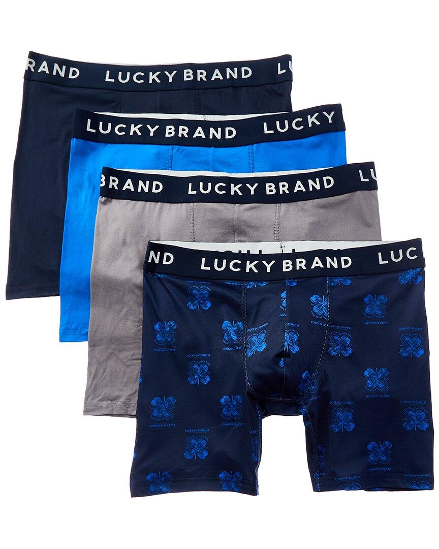 Lucky Brand 4pk Essential Soft Boxer Brief