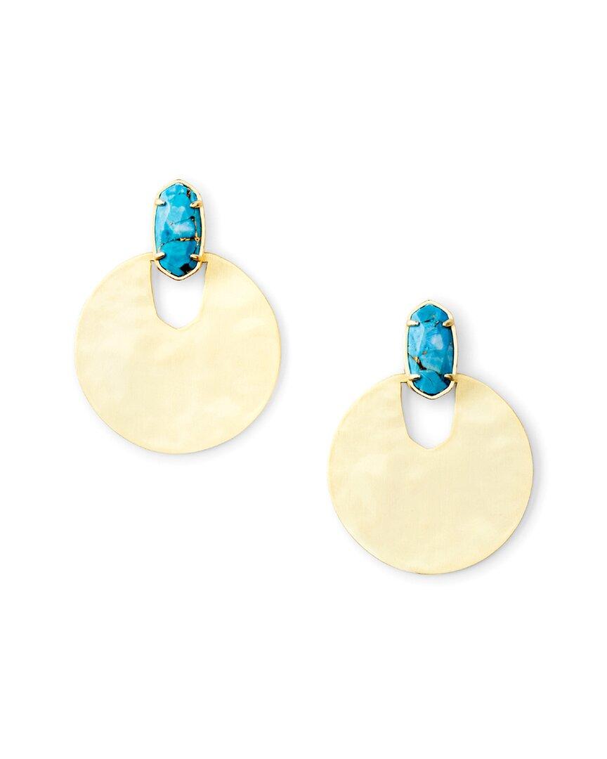 Kendra Scott Deena 14K Plated Magnesite Drop Earrings