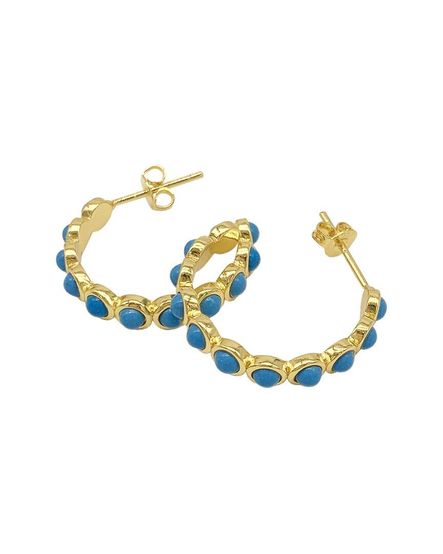 ADORNIA 14K Plated Hoops