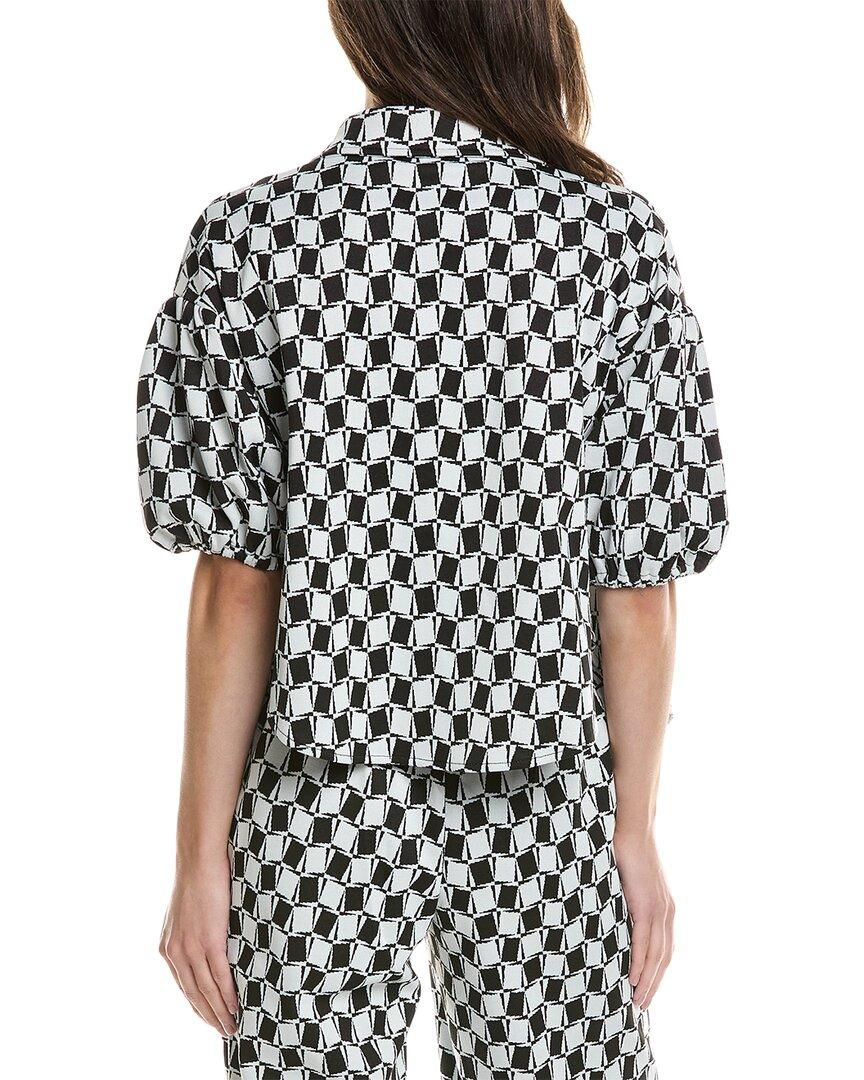 Gracia Check Pattern Pajama Top