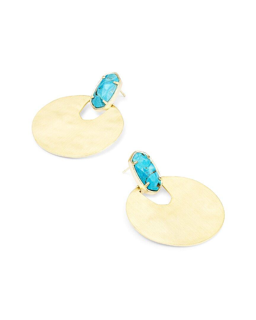 Kendra Scott Deena 14K Plated Magnesite Drop Earrings