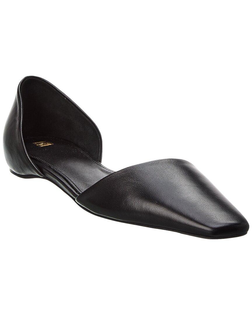 TOTEME Asymmetric D'Orsay Leather Flat