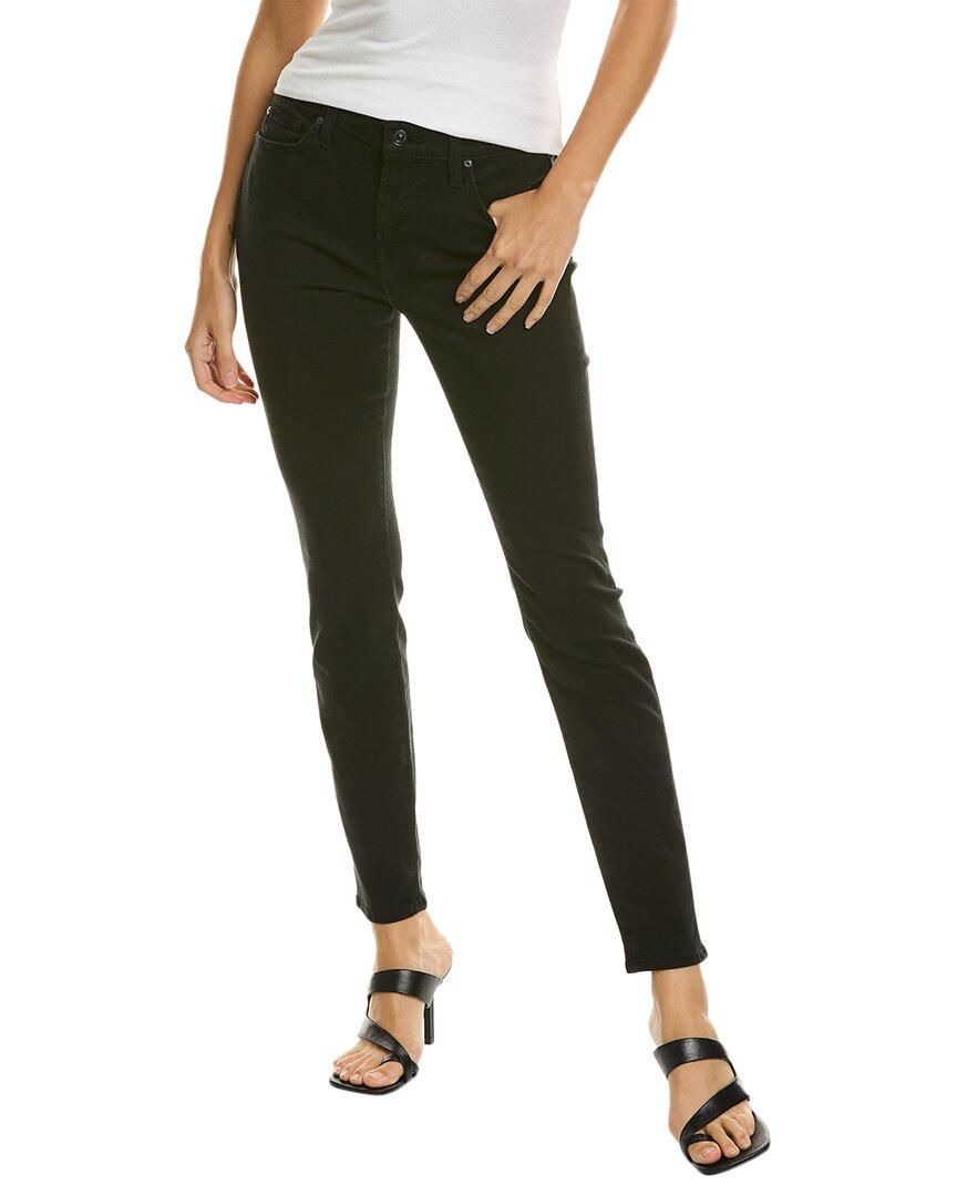 7 For All Mankind Gwenevere Night Black Straight Jean