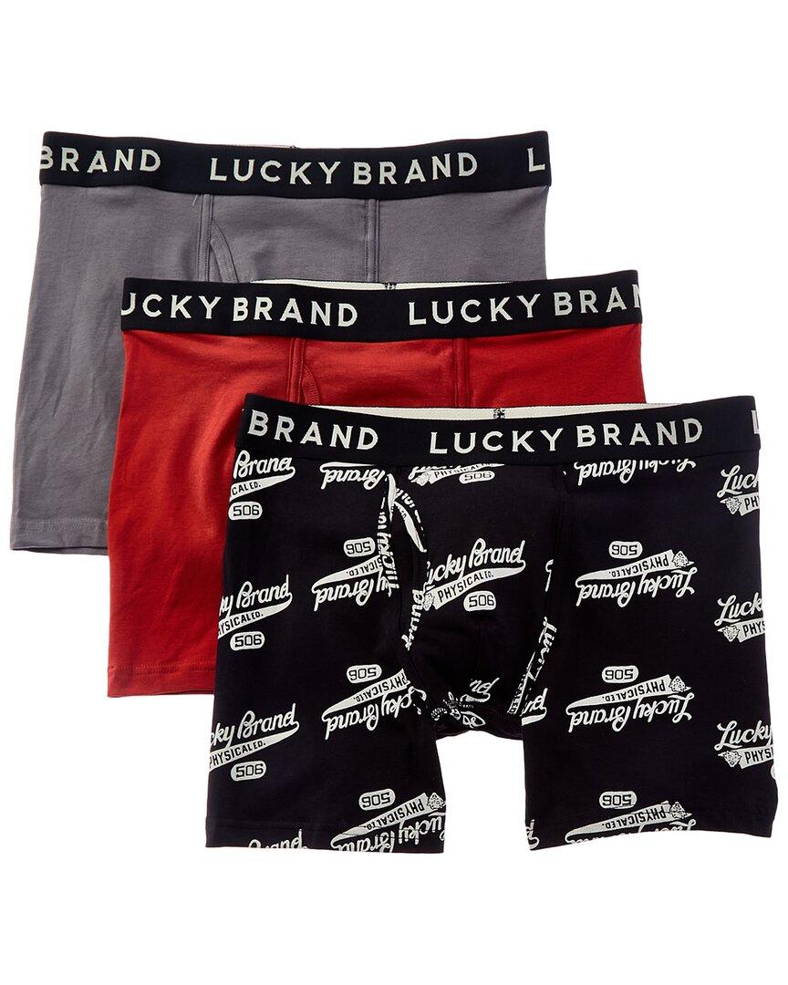 Lucky Brand 3pk Stretch Boxer Brief