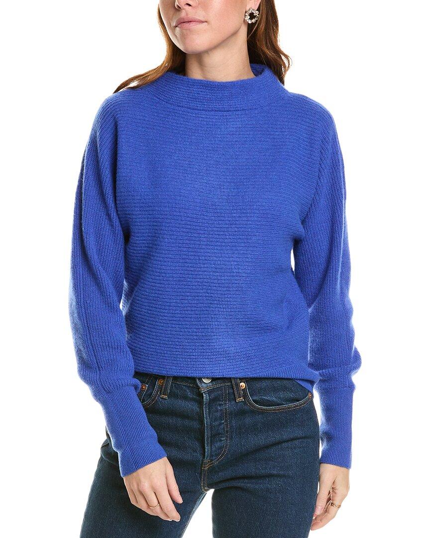 dolman funnel neck cashmere sweater