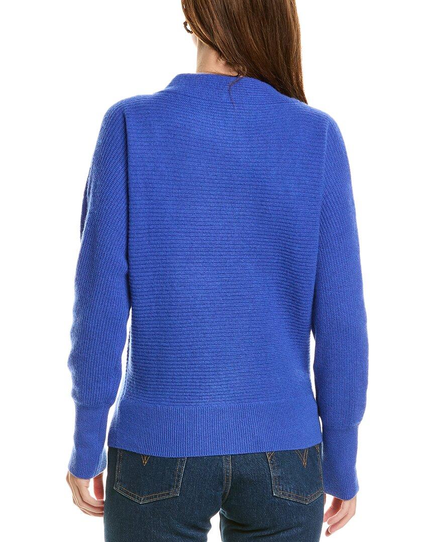 dolman funnel neck cashmere sweater