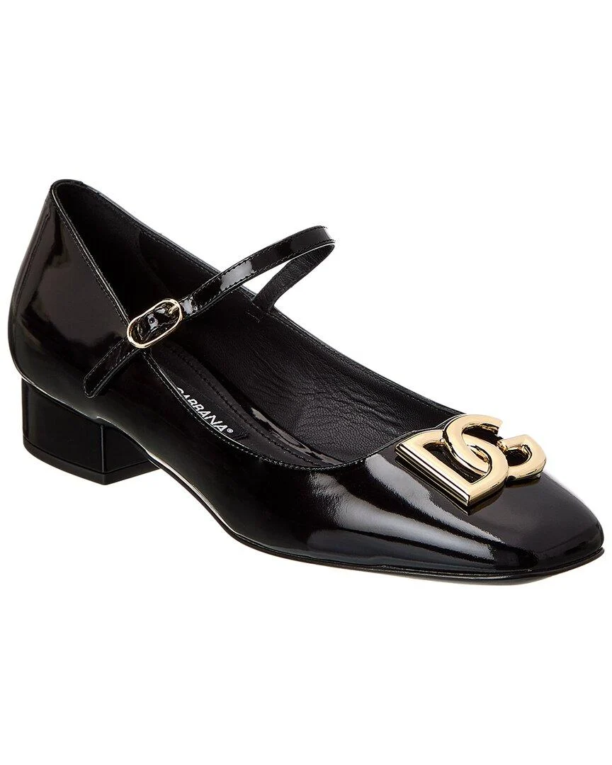 Dolce & Gabbana Mary Jane Leather Pump