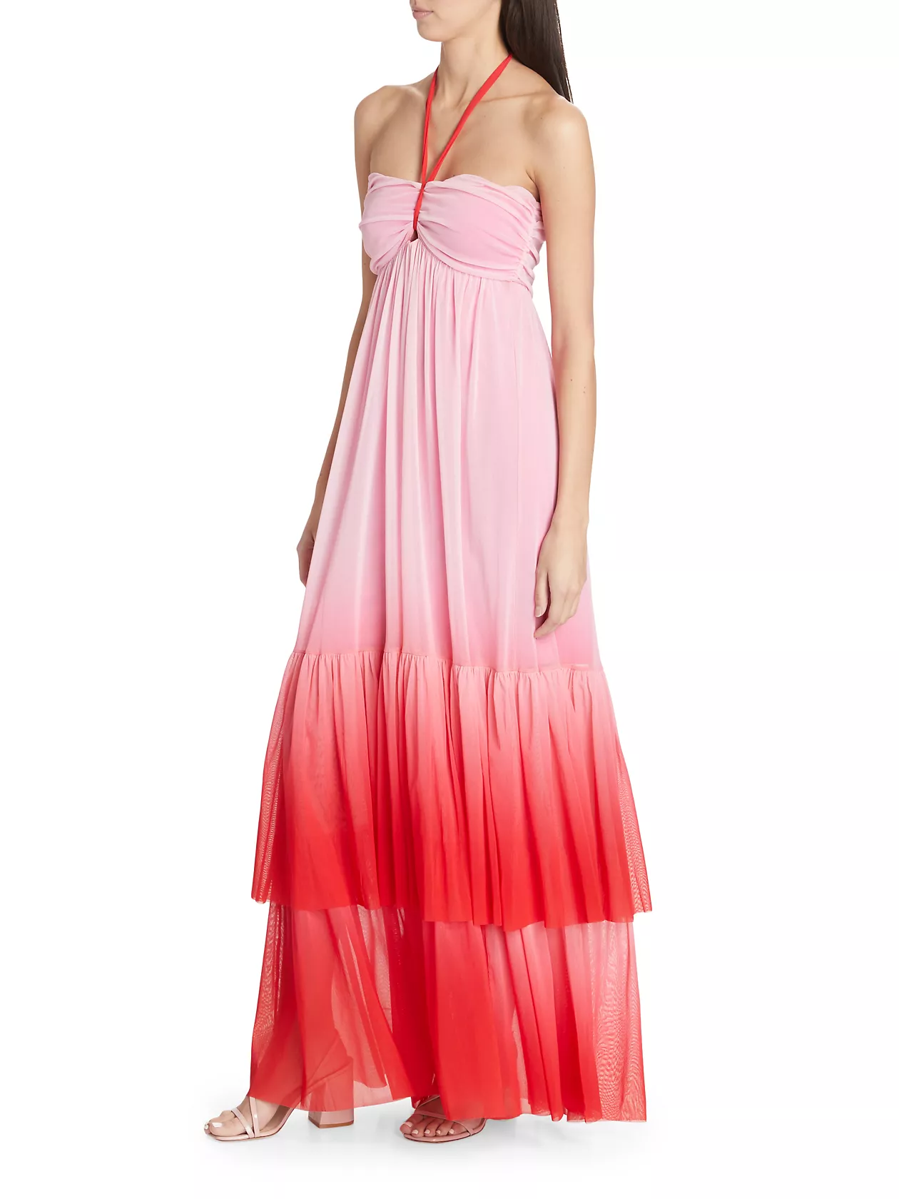 Wndrlust Ria Ombré Halter Maxi Dress