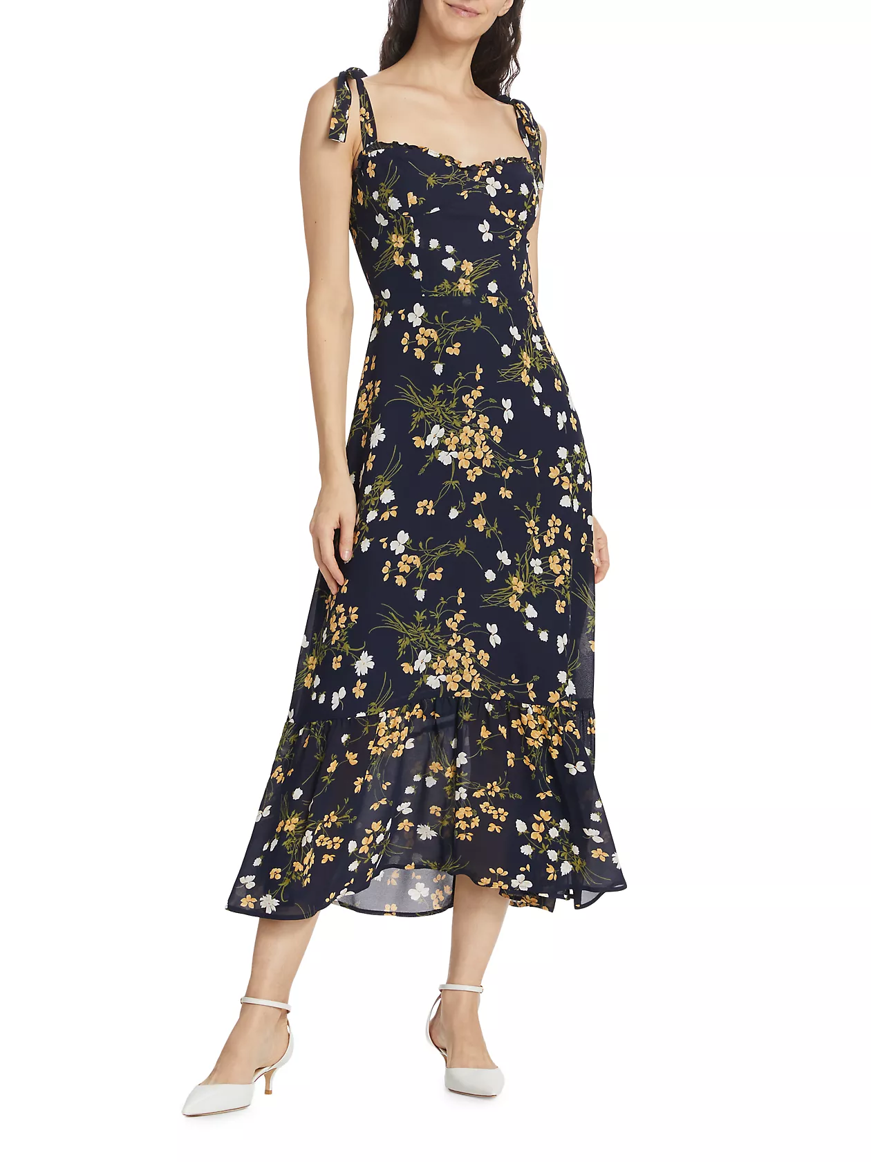 Nikita Floral Sleeveless Midi-Dress