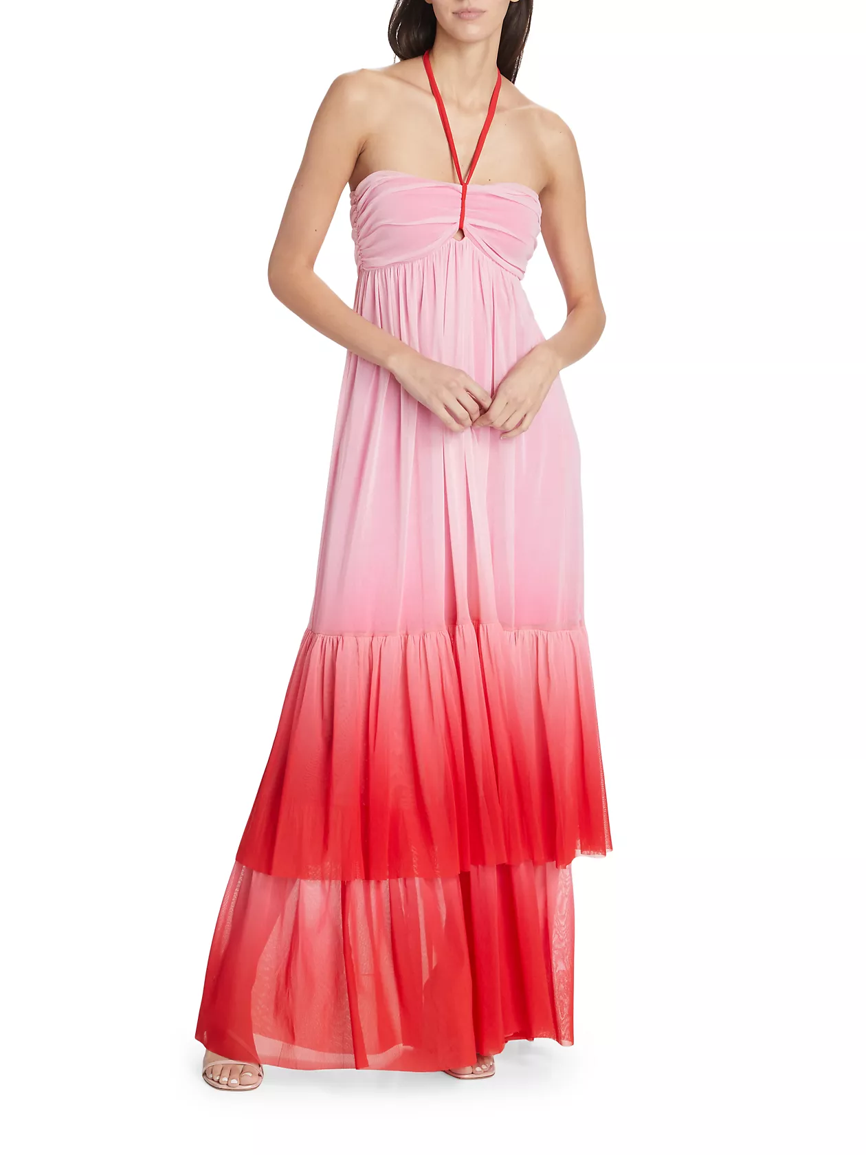 Wndrlust Ria Ombré Halter Maxi Dress