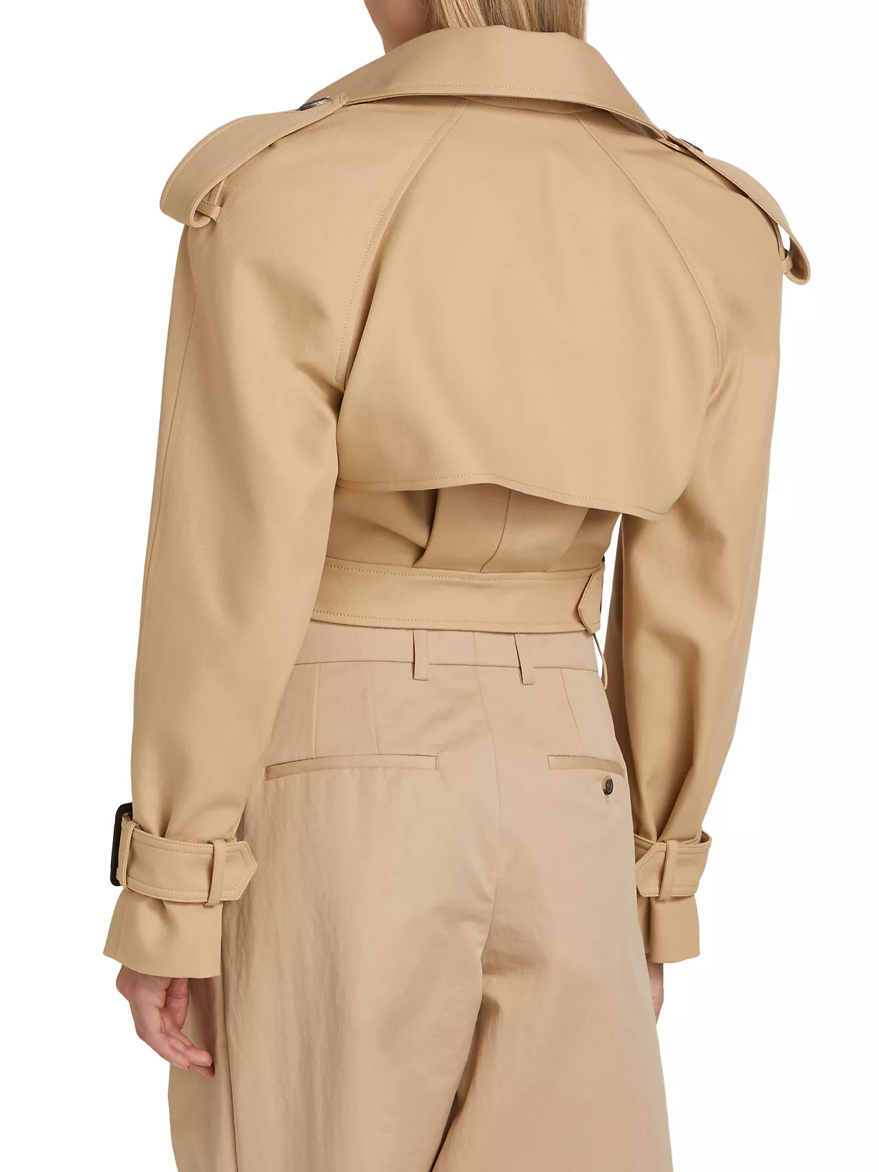 Perfecto Cotton Crop Trench Coat