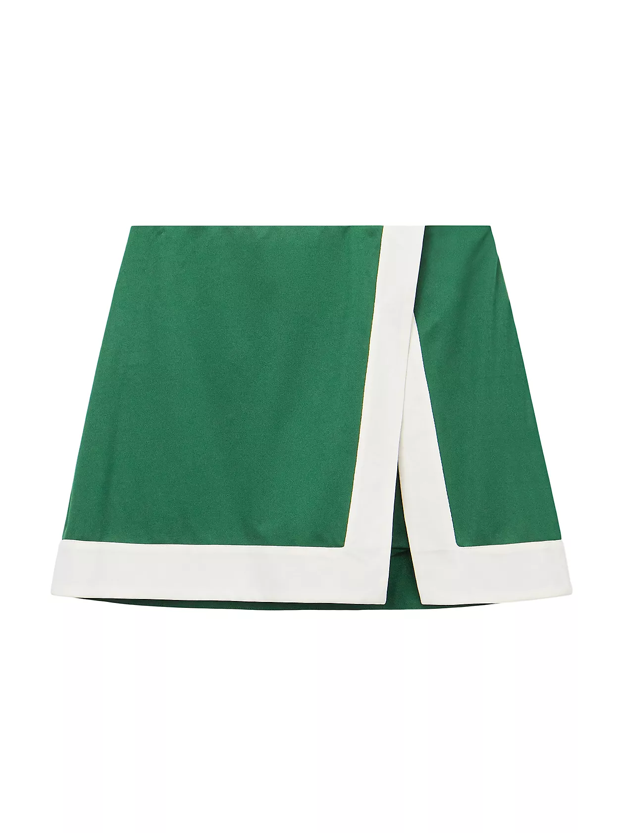 STAUD COURT Rally Wrap-Effect Tennis Skirt