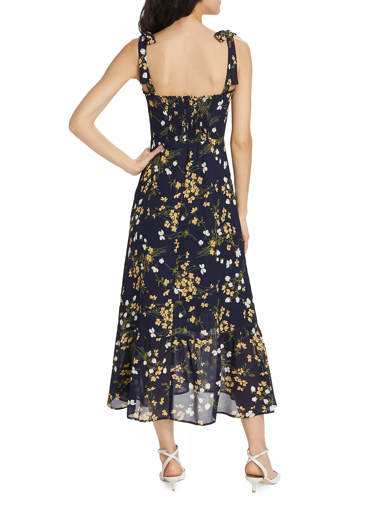 Nikita Floral Sleeveless Midi-Dress