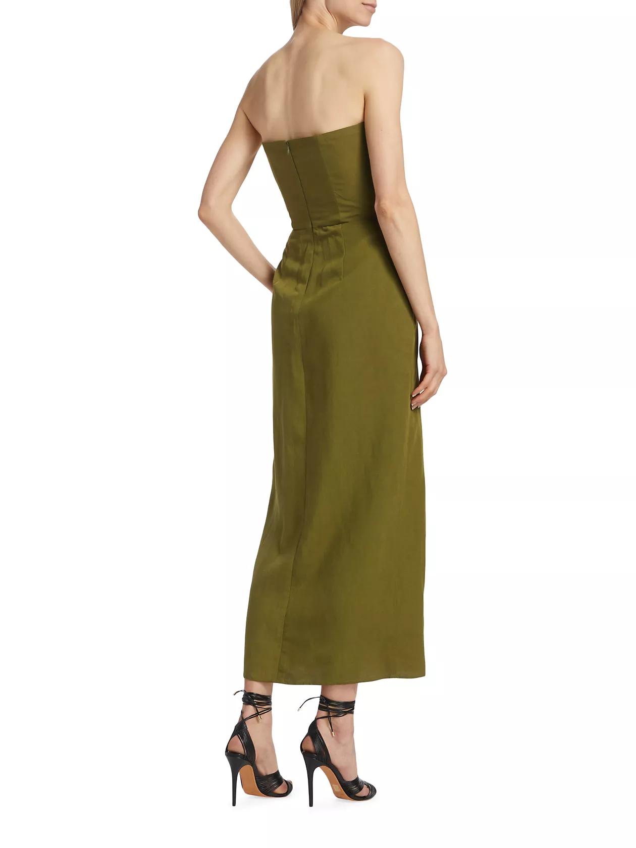 Yara Strapless Midi-Dress