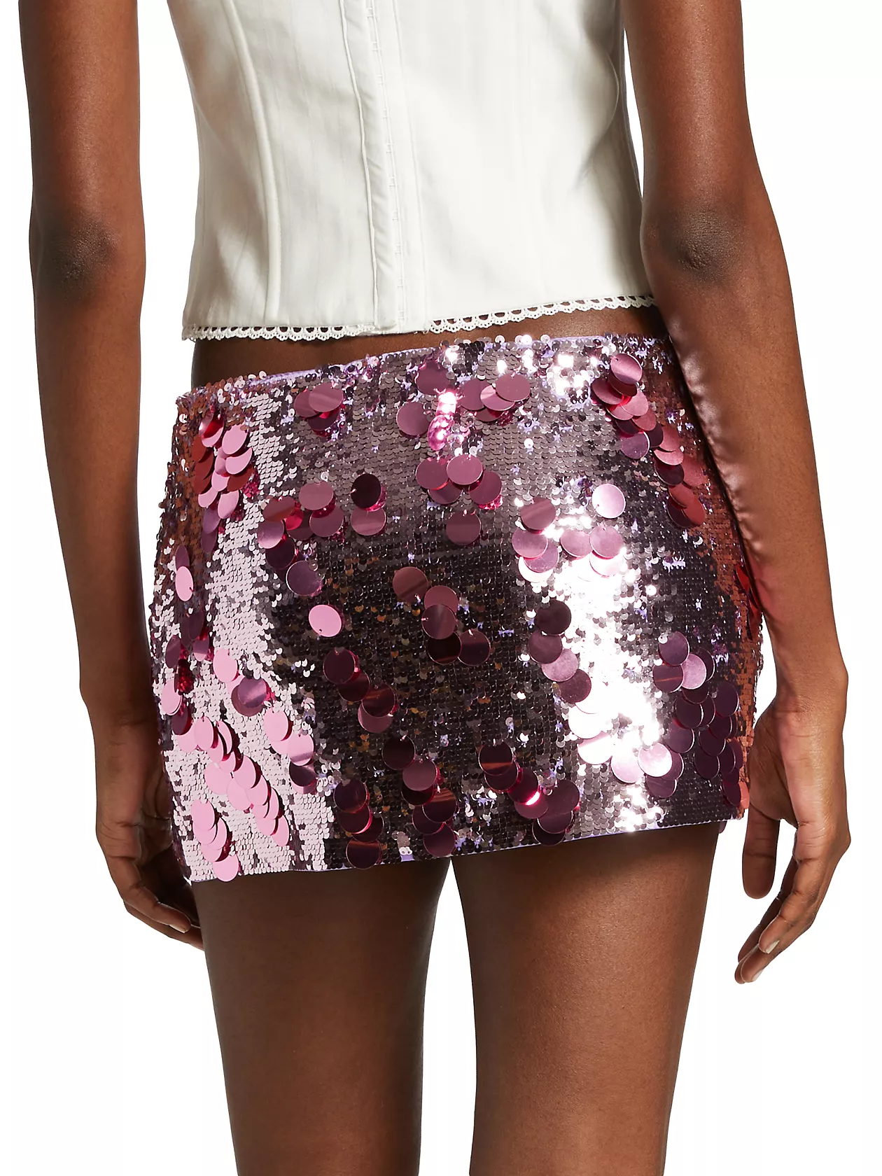 Sequined Miniskirt